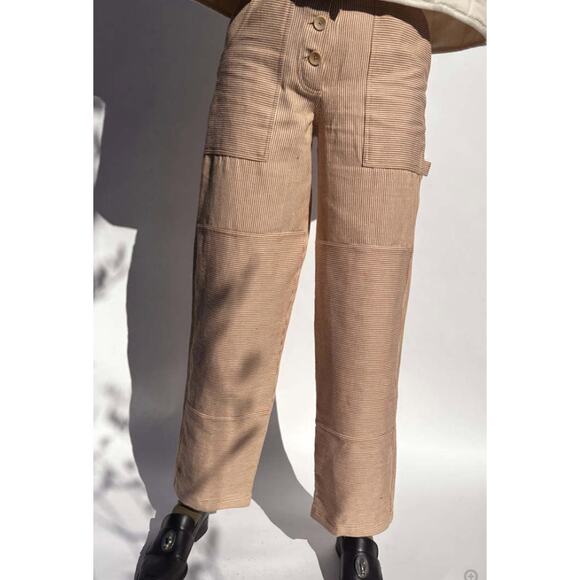 Seek Collective Terrain Pants in Bee Pollen Yellow Stripes Size 3XL - Picture 9 of 9